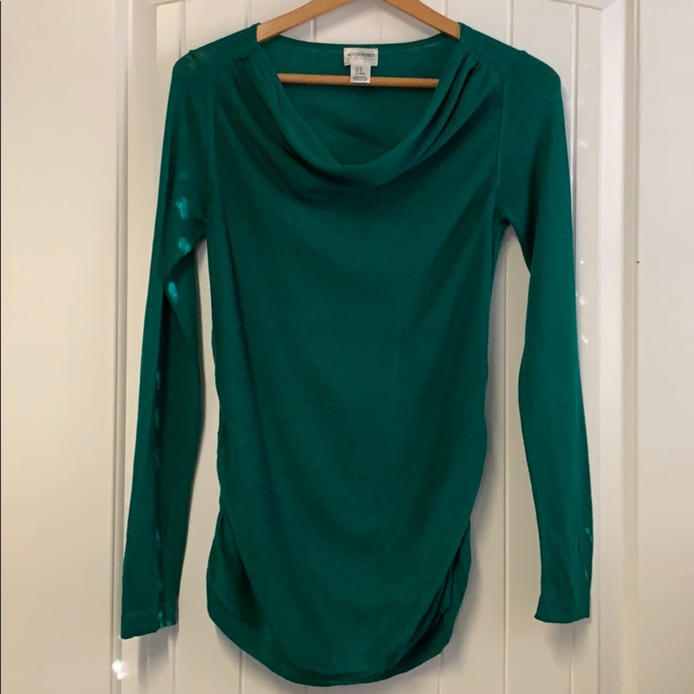 Motherhood maternity scoop neck sweater